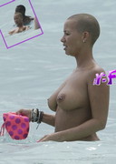 Amber Rose topless