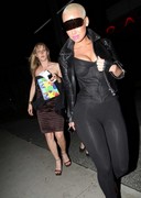 Amber Rose see through and cleavage