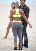 Amber Rose in spandex