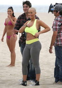 Amber Rose in spandex