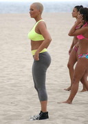 Amber Rose in spandex