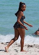 Angela Simmons beach candids