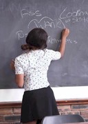 Black teacher masturbating