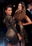 Kim Kardashian curvy and glittery