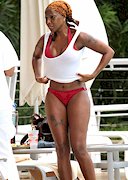 Mary J Blige bikini candids