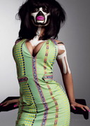 Nicki Minaj in clown makeup