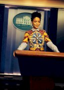 Rihanna at the White House