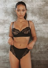 Pretty lingerie model