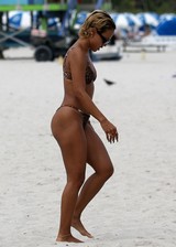 Karrueche Tran bikini booty