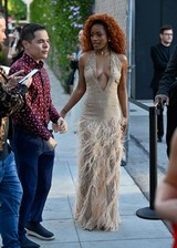 Keke Palmer tits in a sexy dress