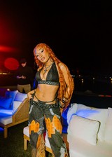 Megan Thee Stallion booty at 2025 Coachella