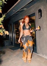Megan Thee Stallion booty at 2025 Coachella