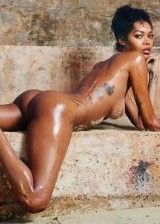 Jessica White makes her sexy ass shine during a sensual photoshoot